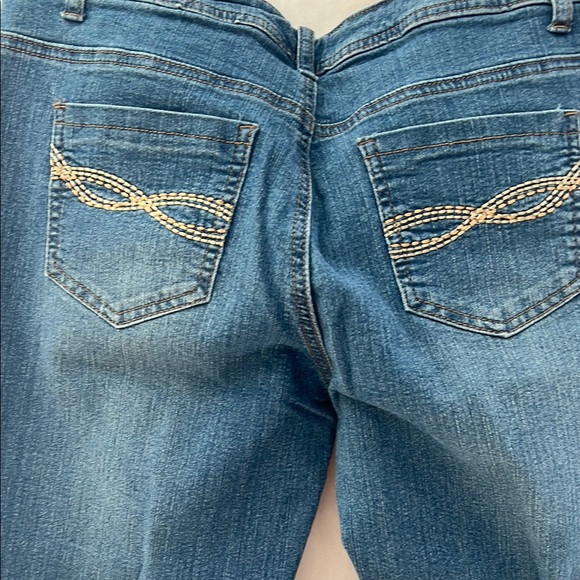 NRJ Blue Boot Cut Jeans Classic Denim Style - Picture 3 of 5